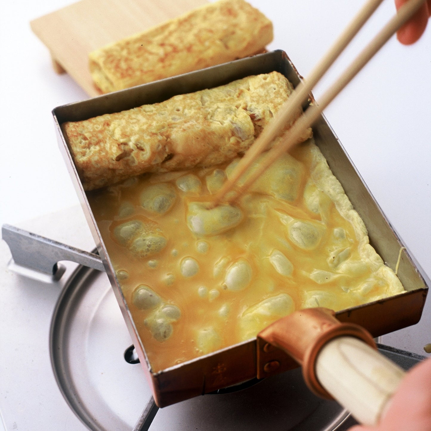 味052 玉子焼鍋 西型 135×180mm 銅