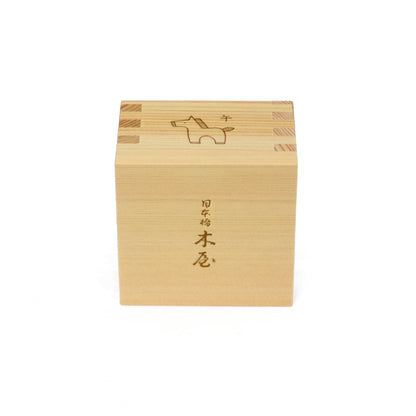 味1427　枡　1合　十二支【午】木曽ひのき