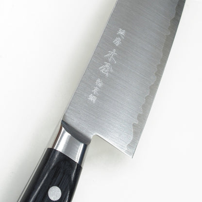 延房 木屋　鎌型包丁（三徳包丁）　180mm　粉末鋼