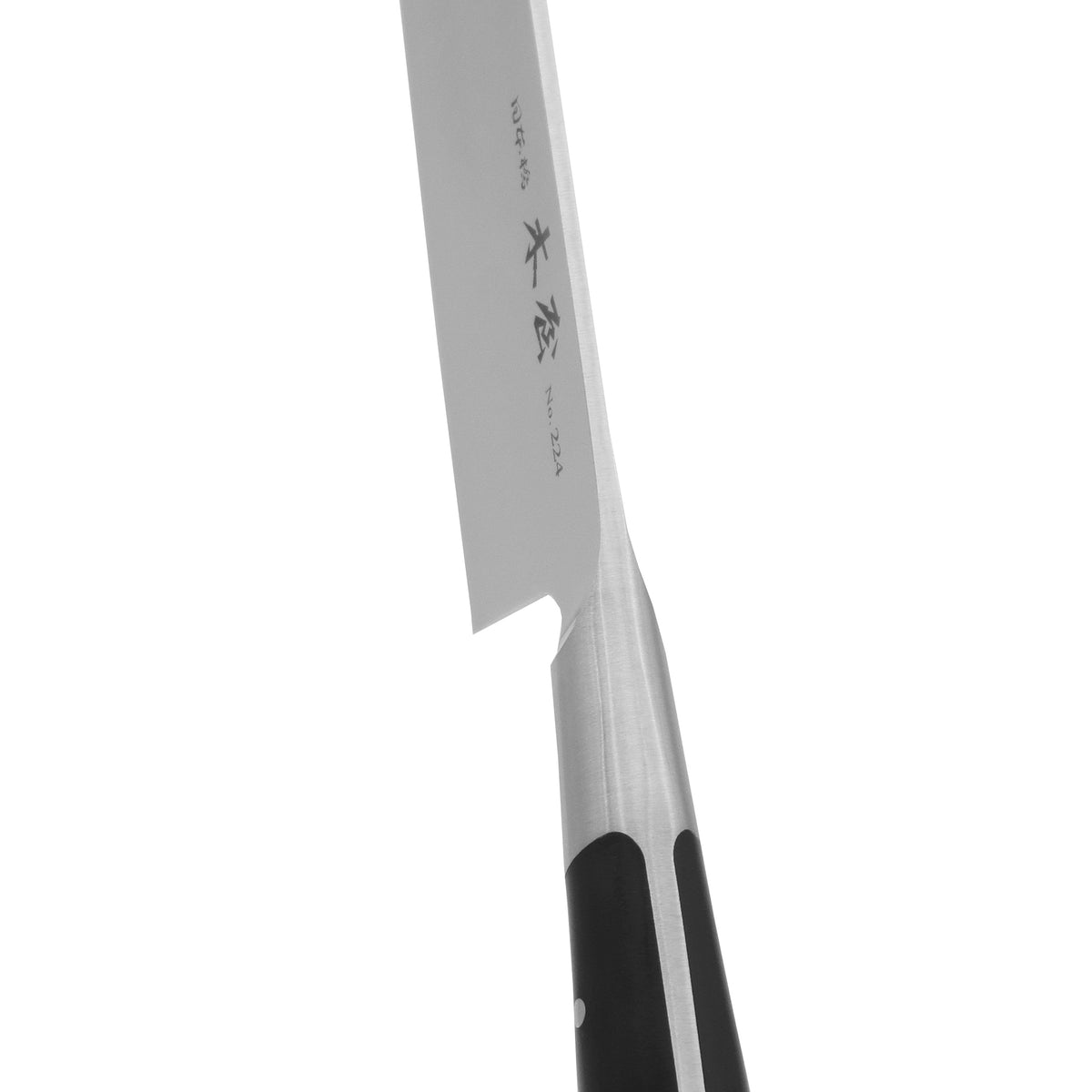 【特別価格】No.224　 木屋サバティエ三徳包丁（鎌型包丁）　165mm　ステンレス全身鍛造
