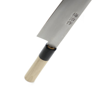 【限定生産・在庫限り販売終了品】梅治作　和牛刀　200mm　炭素鋼・ハガネ