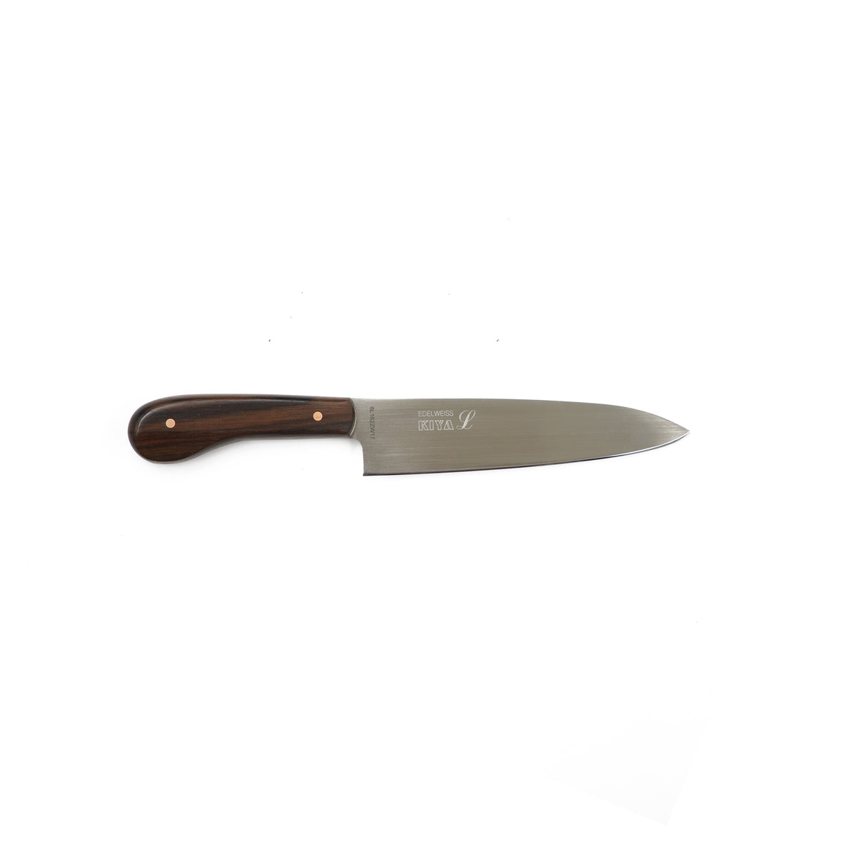 【特別価格】エーデルワイスＬ　牛刀　 160mm　エーデルワイスステンレス鋼　エボニーハンドル