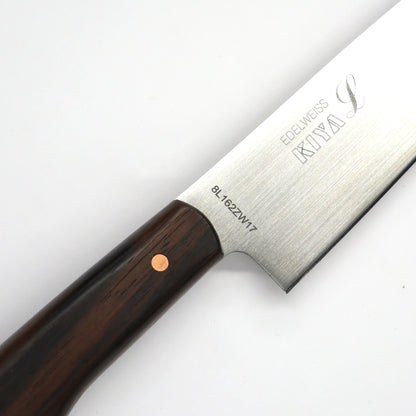 【特別価格】エーデルワイスＬ　牛刀　 160mm　エーデルワイスステンレス鋼　エボニーハンドル