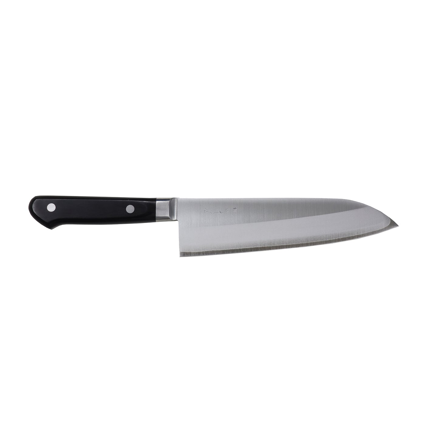【特別価格】木屋　粉末ハイス鎌型包丁（三徳包丁）　割込　鍔付