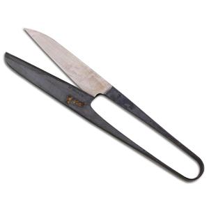 【在庫限り販売終了品】握鋏　黒イブシ　木屋　150mm